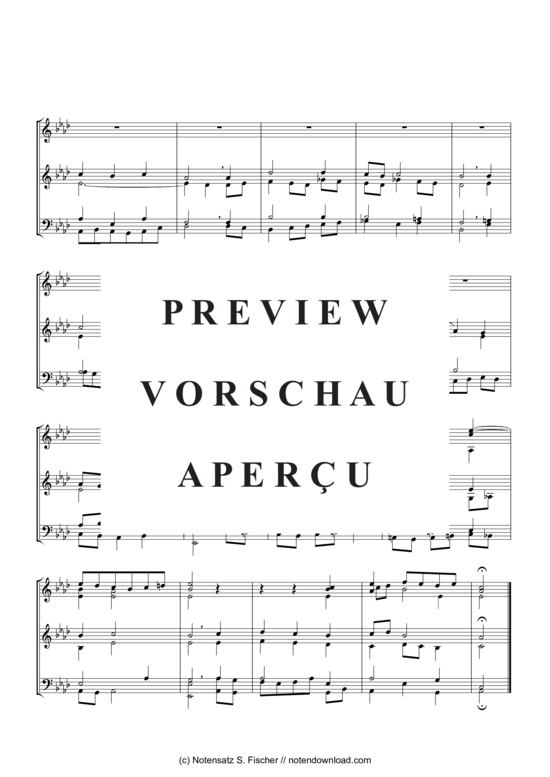 Product gallery: Page 3 of 3 Nun lob, mein Seel, den Herren , , (Quartet in C)