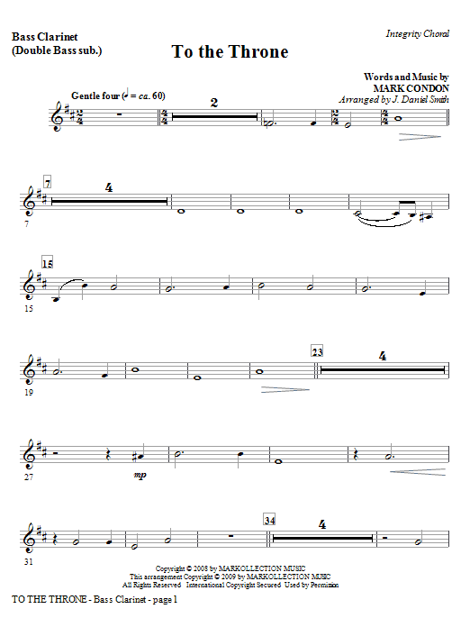 Produktgalerie: Seite 1 von 1 To The Throne - Bassoon (Cello sub.), J. Daniel Smith, Chor