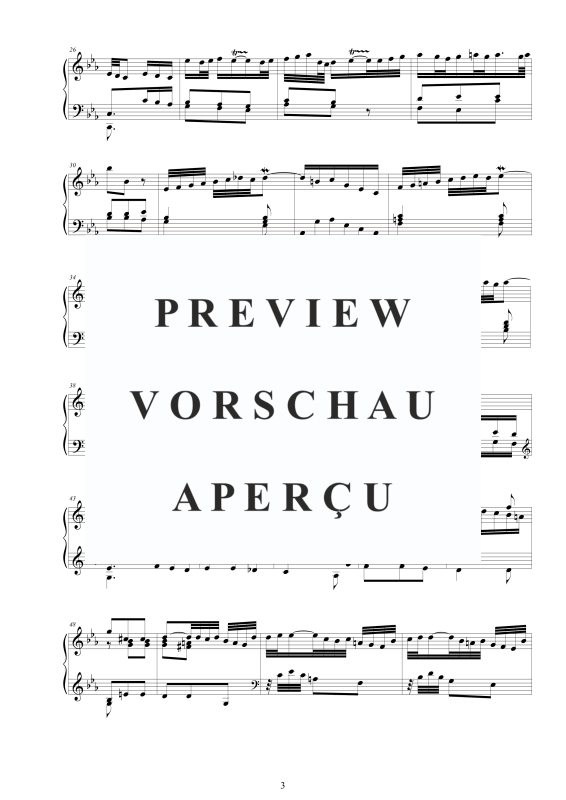 Produktgalerie: Seite 4 von 11 Cembalo Konzert Nr. 3 C-Moll, , Cembalo und Streichorchester