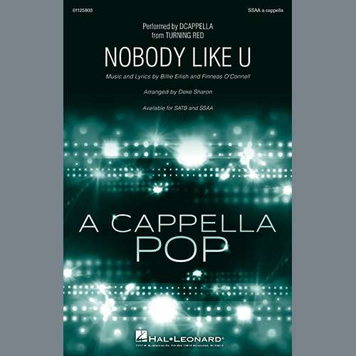 Produktbild zu: Nobody Like U (from Turning Red) (arr. Deke Sharon)