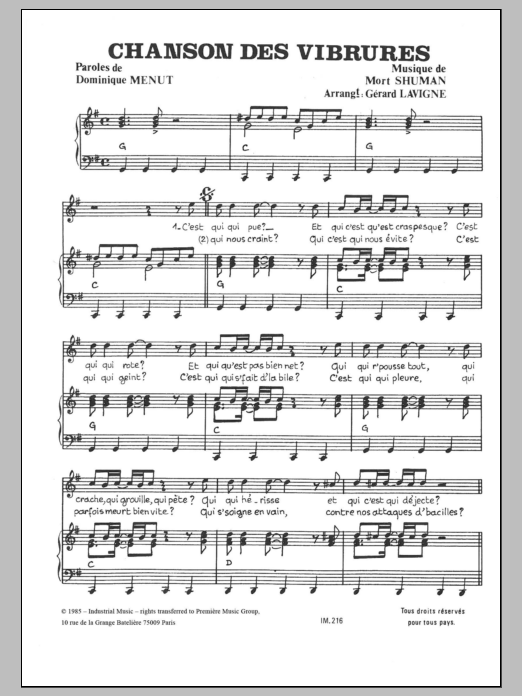 Produktbild zu: Chanson Des Vibrures