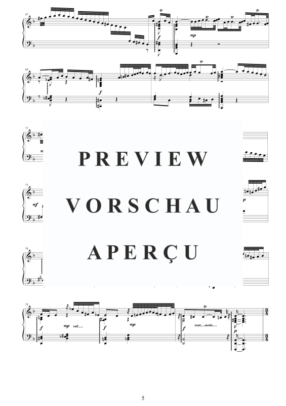 Produktgalerie: Seite 6 von 11 Fantasia und Fuge D-Moll BWV 903, , Klavier Solo