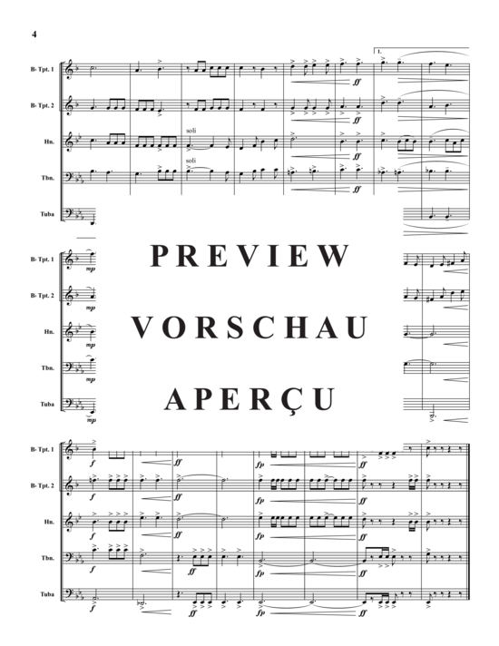 Produktgalerie: Seite 6 von 16 Battle Hymn of the Republic , , (Blechbläserquintett)