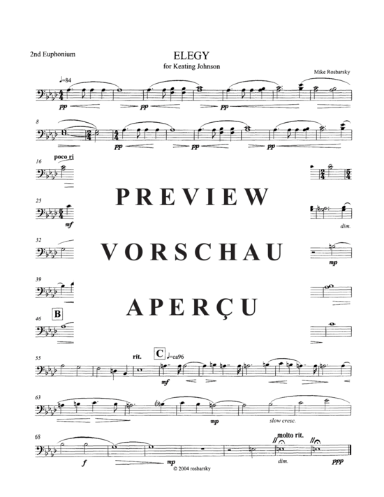 Product gallery: Page 15 of 20 Elegy , , (Tuba Quintet EEETT)