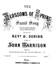 cover: The Blossoms Of Spring, John Harrison, Gesang, Klavier