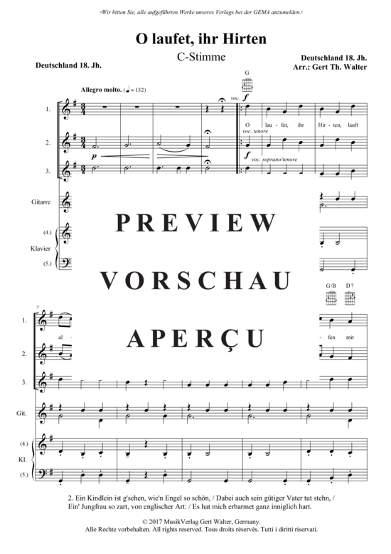 Produktgalerie: Seite 2 von 11 O laufet, ihr Hirten , , (flexibles Quintett)