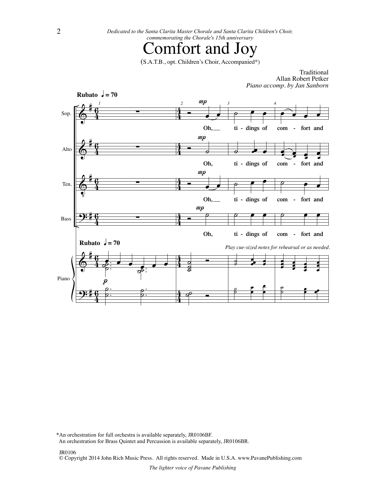 Produktbild zu: Comfort and Joy