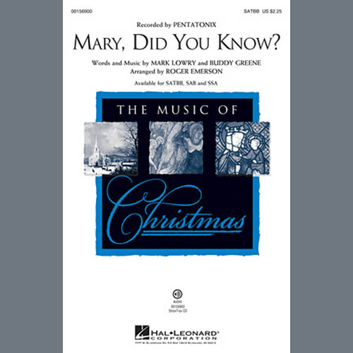 cover: Mary, Did You Know? (arr. Roger Emerson), Kathy Mattea, Pentatonix