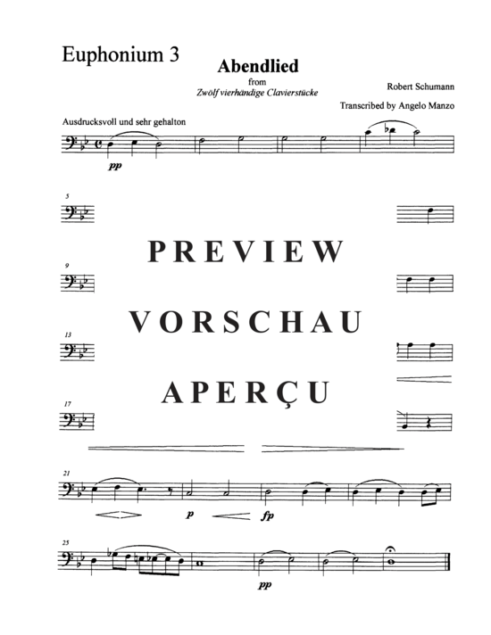 Produktgalerie: Seite 8 von 11 Abendlied , , (Tuba Ensemble EEETTT)