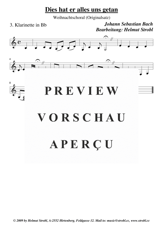 gallery: Dies hat er alles uns getan, , Klarinettenquartett