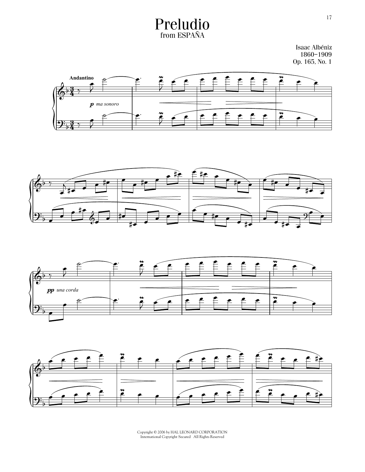 Product picture to: Prelude, Op. 165, No. 1