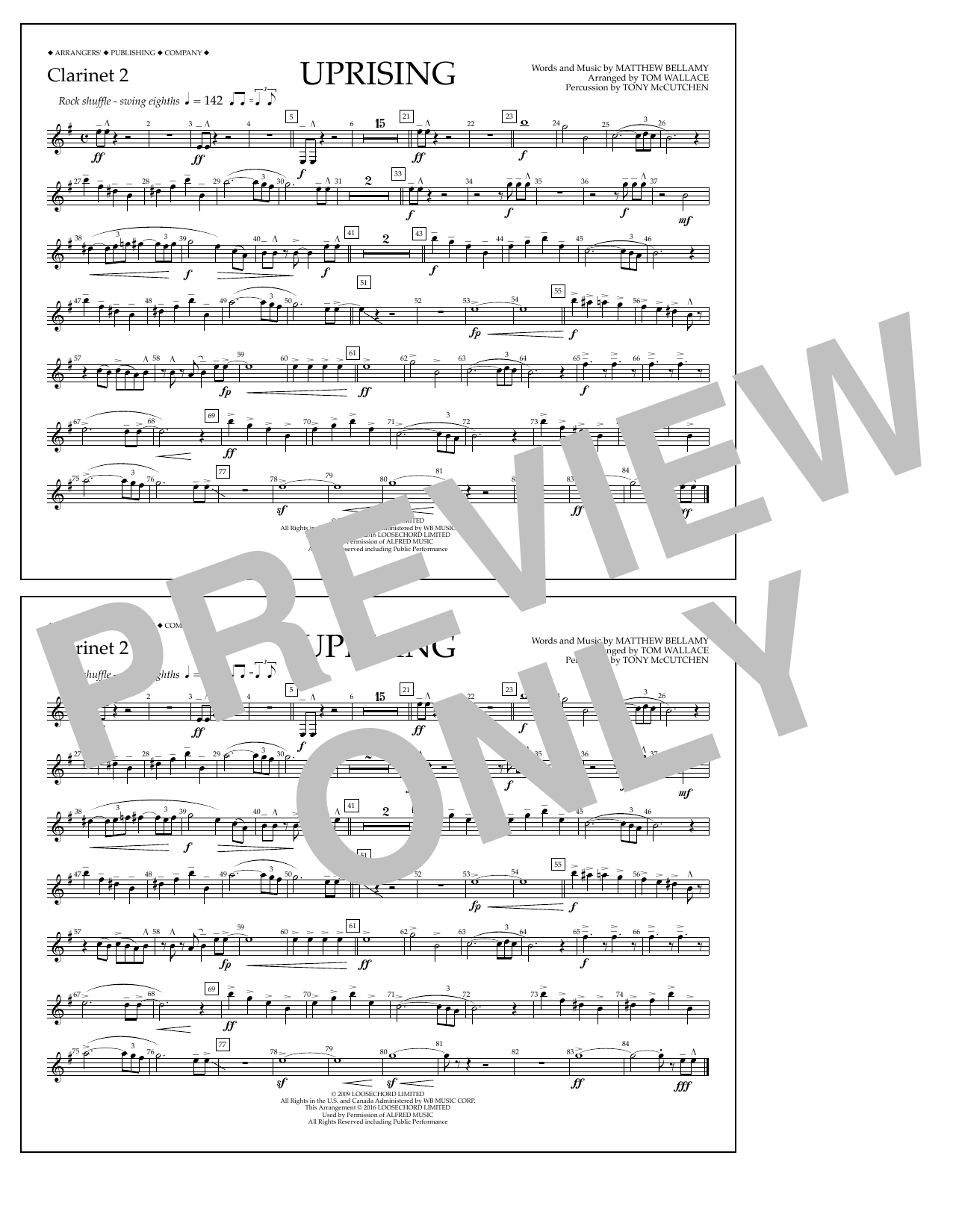 Product picture to: Uprising - Clarinet 2