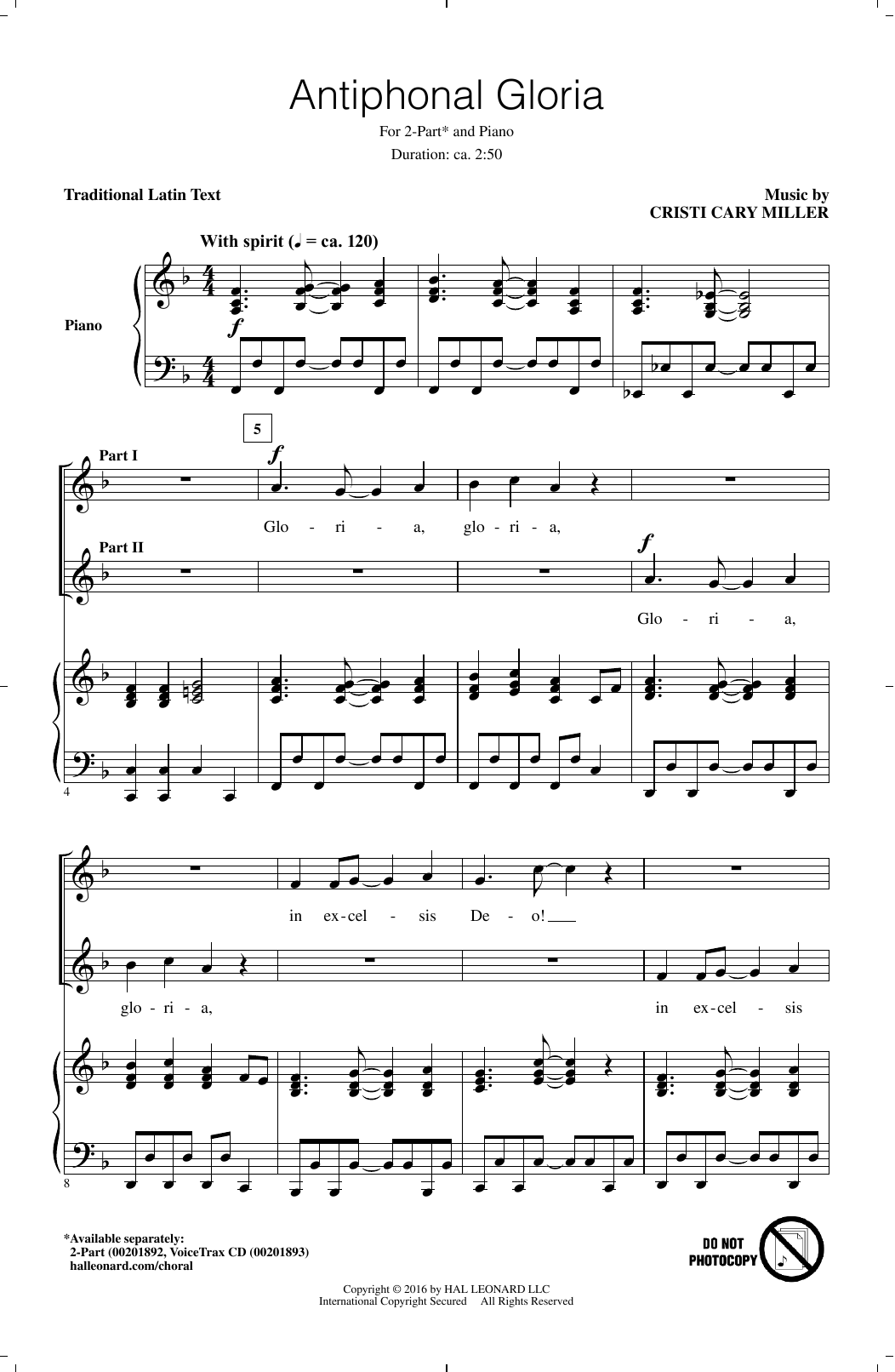 Product picture to: Antiphonal Gloria