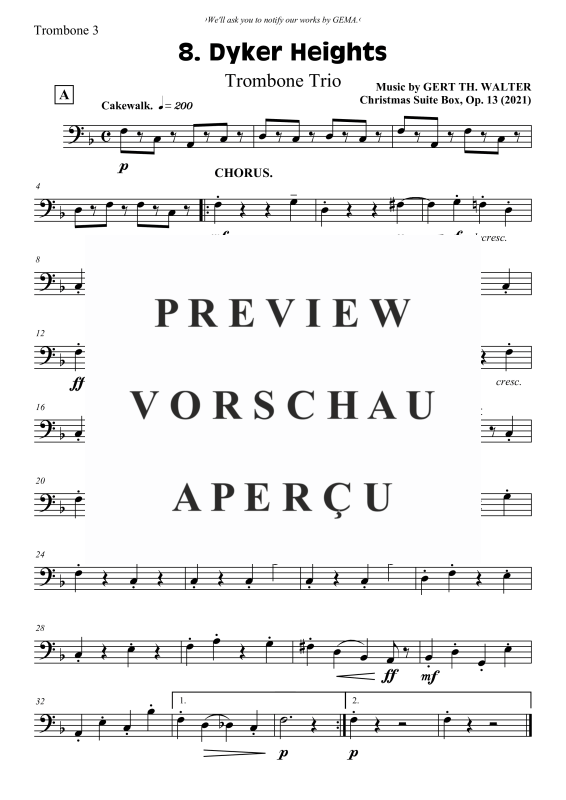 Produktgalerie: Seite 6 von 6 Dyker Heights, , (Posaunen Trio)