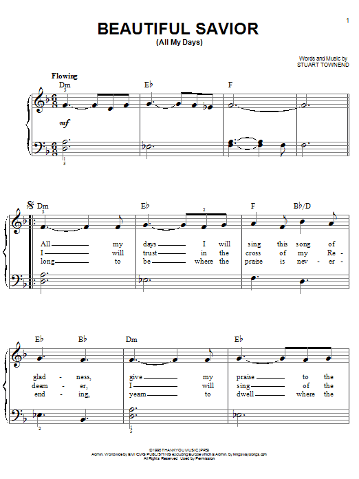 Produktbild zu: Beautiful Savior (All My Days)