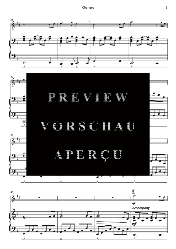 Produktgalerie: Seite 8 von 11 Changes - Gentle Melodies for Weddings, Church, and Other Occasions, , Altsaxophon und Klavier