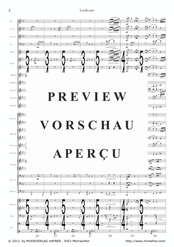 Product gallery: Page 9 of 11 Landscape, , (large wind orchestra)