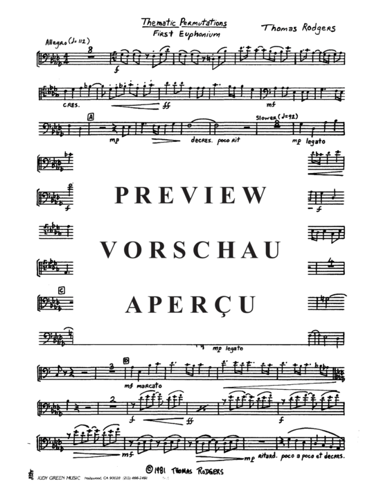 Product gallery: Page 12 of 21 Thematic Permutations , , (Tuba Quartett EETT)