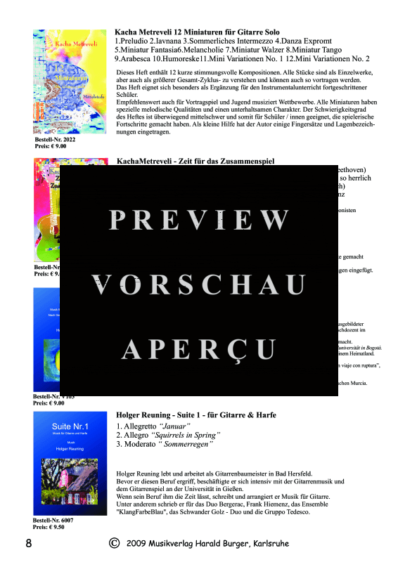 Produktgalerie: Seite 11 von 11 Barga Blues, , Quartett Gitarre