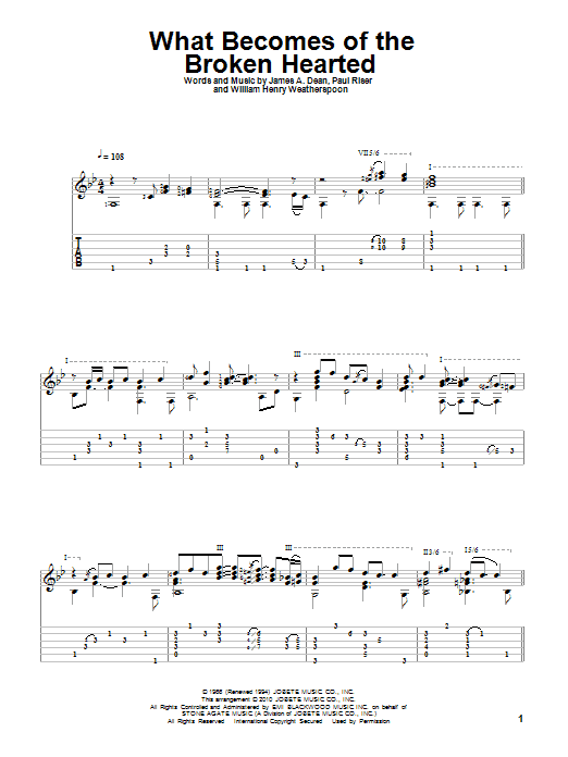 Produktgalerie: Seite 1 von 1 What Becomes Of The Broken Hearted, Jimmy Ruffin, Gitarre