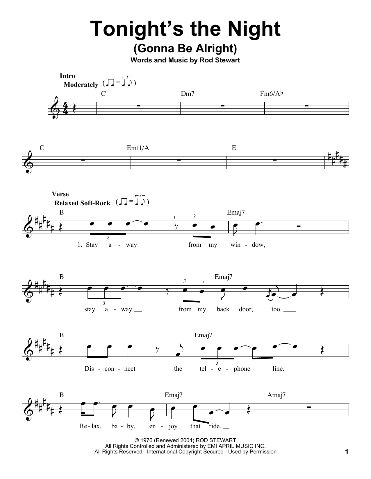 Produktbild zu: Tonight's The Night (Gonna Be Alright)