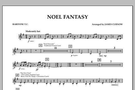 Produktbild zu:  Noel Fantasy - Baritone T.C. - 