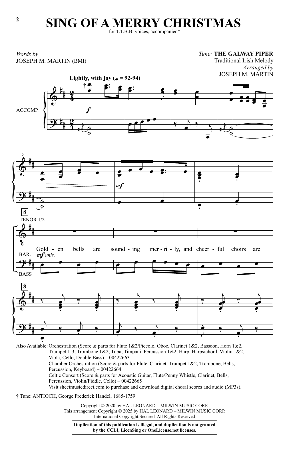 Product picture to: Sing Of A Merry Christmas