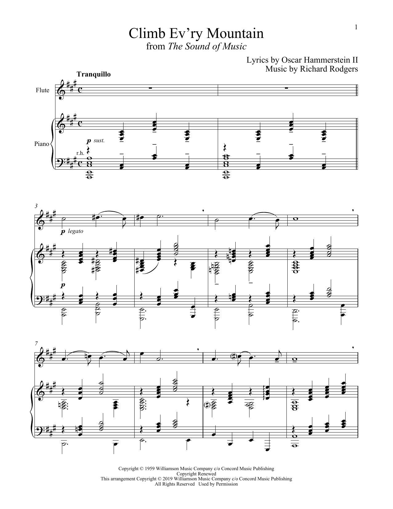 Product picture to: Climb Ev'ry Mountain (from The Sound of Music)