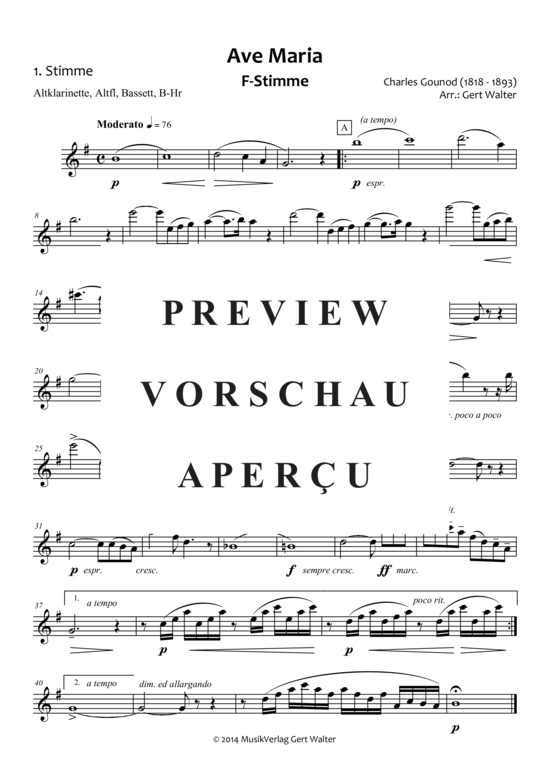 gallery: Ave Maria , , (Quintett flexible Besetzung)