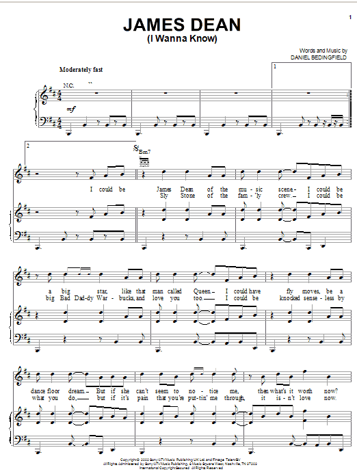 Produktbild zu: James Dean (I Wanna Know)