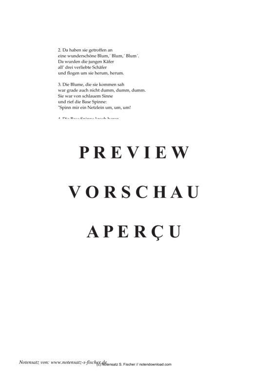Product gallery: Page 3 of 3 Romanze von den drei Käferknaben , , Piano and Voice