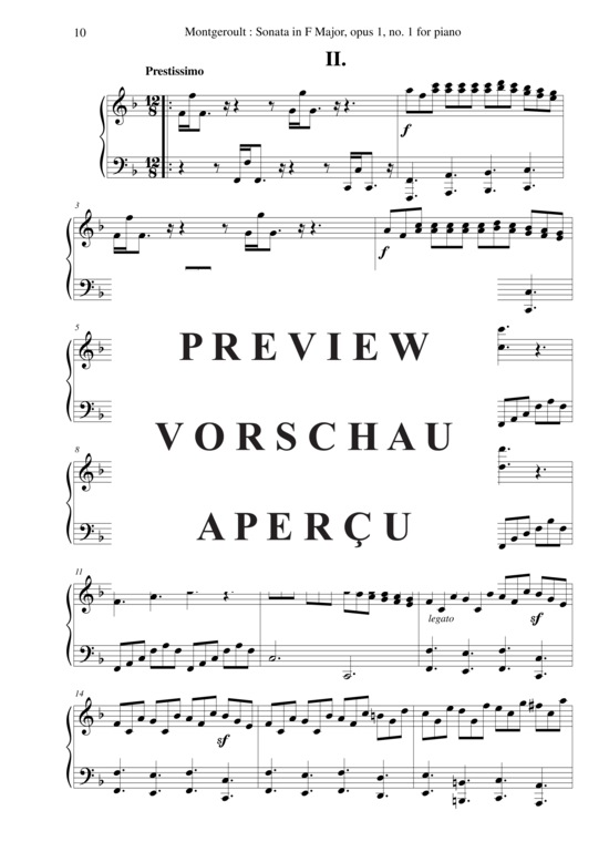 Product gallery: Page 11 of 18 Piano Sonata in F major, Opus 1 no. 1 , Nicolas Horvath, Piano Solo