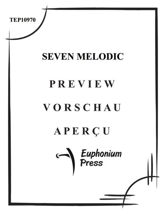 Product gallery: Page 2 of 10 Seven Melodic Etudes , , (Tuba Solo)