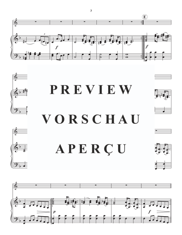 Produktgalerie: Seite 5 von 11 Sinfonia in F, , Alphorn in F und Klavier