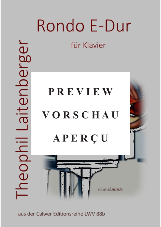 Product gallery: Page 2 of 13 Rondo E Dur , , Piano Solo