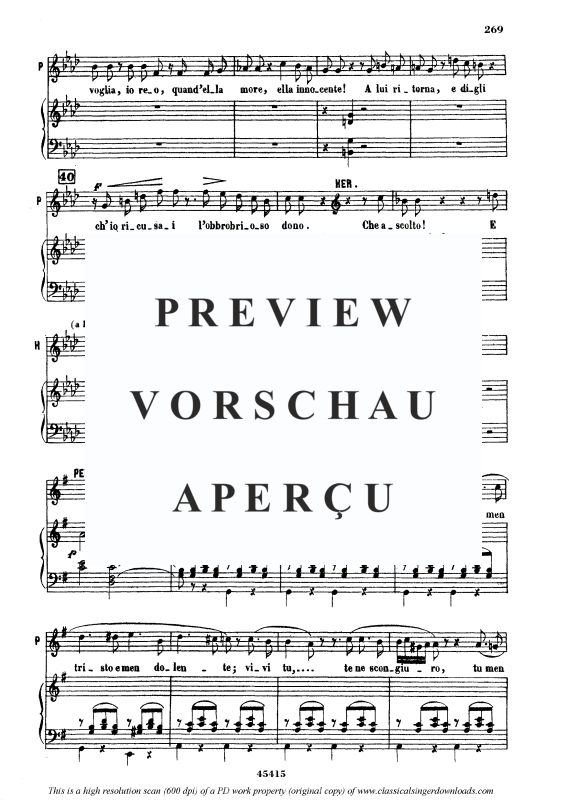 Produktgalerie: Seite 2 von 10 Nel veder la tua costanza, , Tenor und Klavier