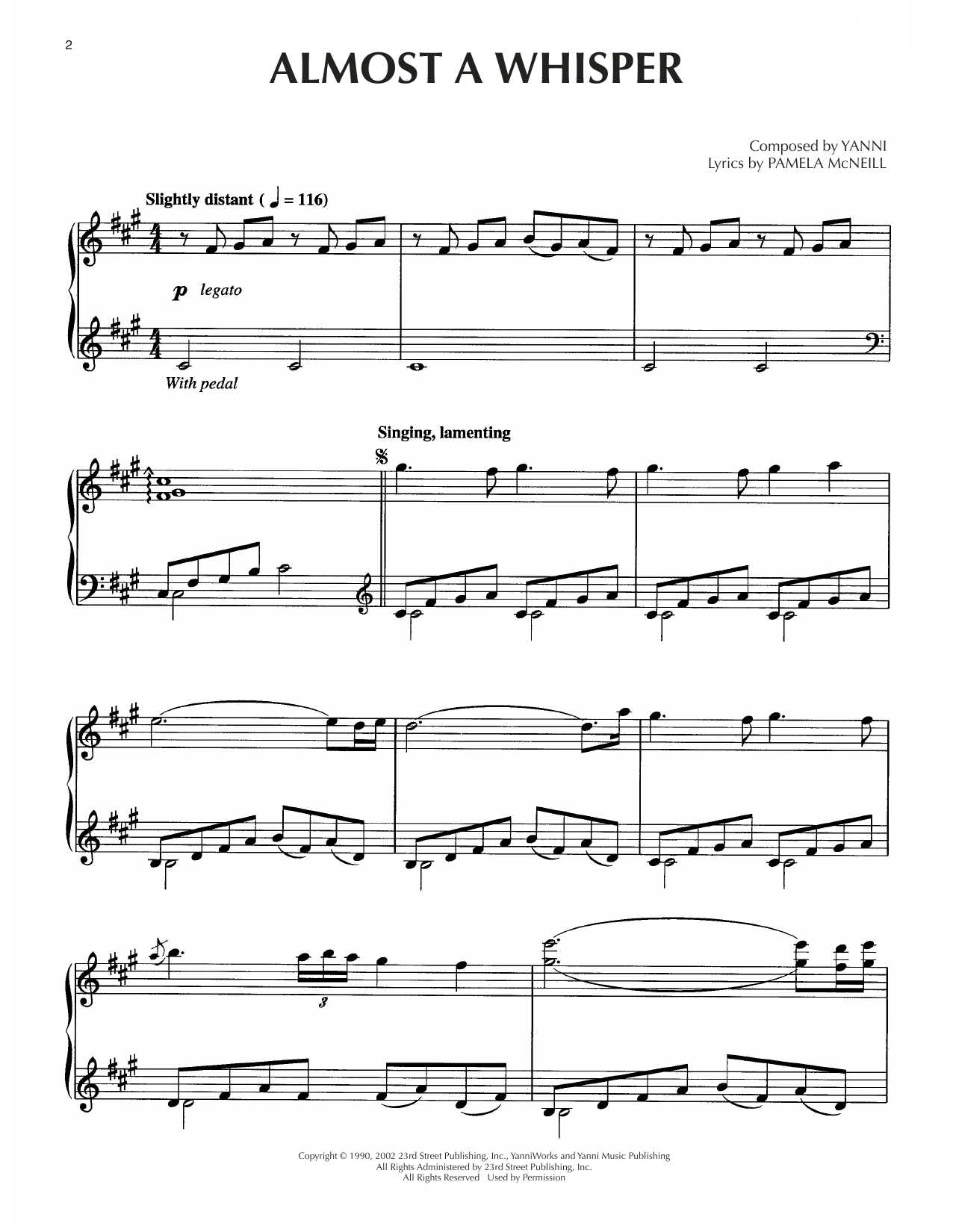 Produktbild zu:  Almost A Whisper - Yanni