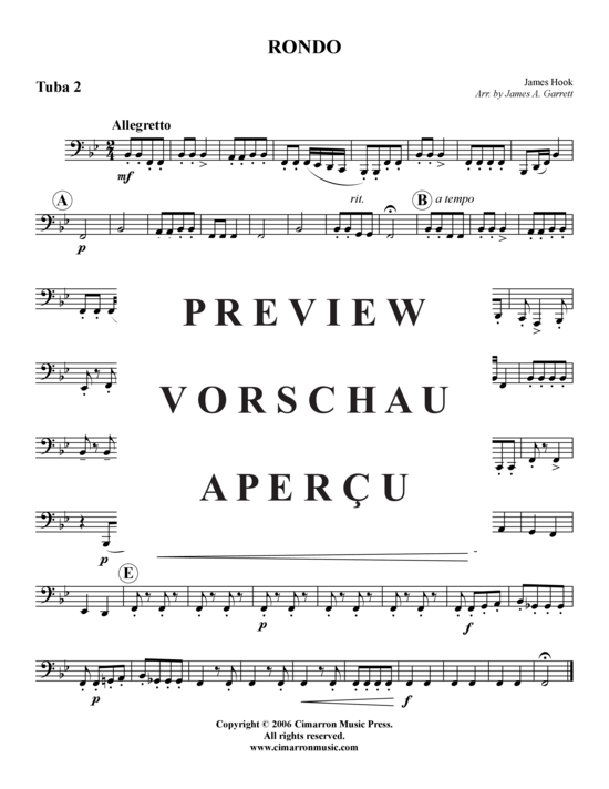 Product gallery: Page 9 of 9 Rondo , , (Tuba Quartet: 2x Baritone, 2xTuba)
