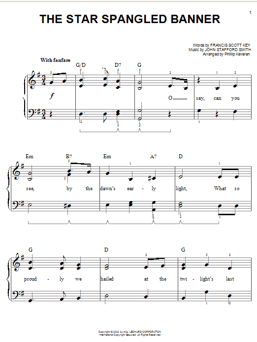 Produktbild zu: The Star Spangled Banner