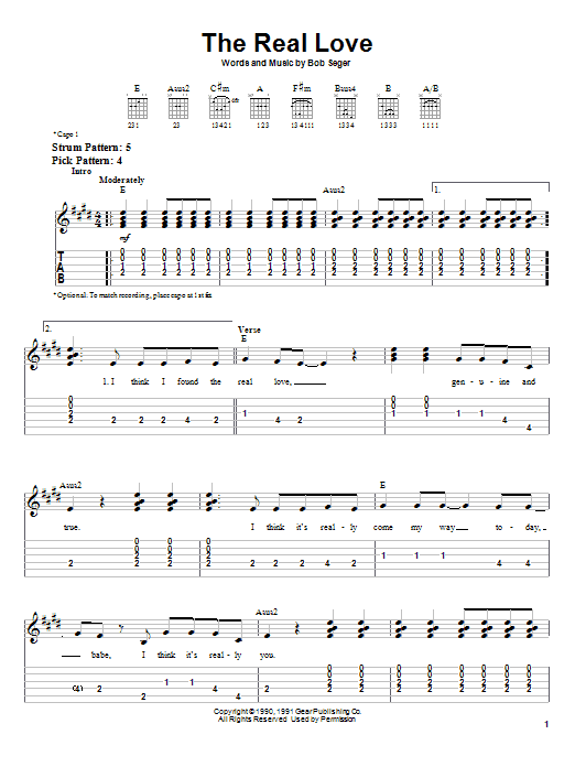 Product gallery: Page 1 of 1 The Real Love, Bob Seger