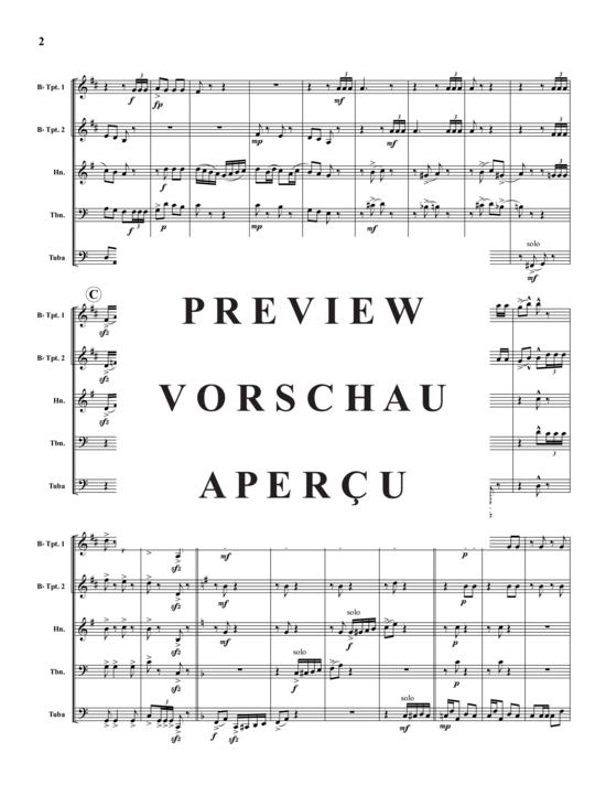 Produktgalerie: Seite 4 von 16 Parade of Wooden Soldiers , , (Blechbläserquintett)