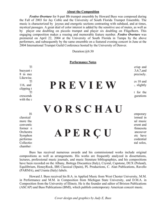 Product gallery: Page 4 of 21 Festive Overture , , (8 trumpets in Bb)