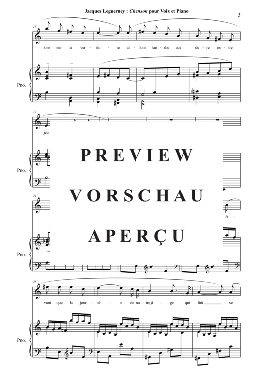 Product gallery: Page 4 of 7 Chanson , , (voice + piano)