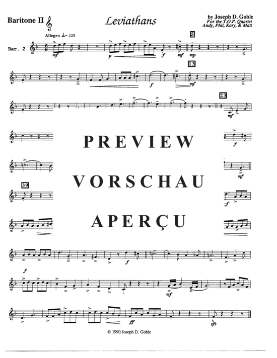 Product gallery: Page 10 of 12 Leviathans , , (Tuba Quartett EETT)