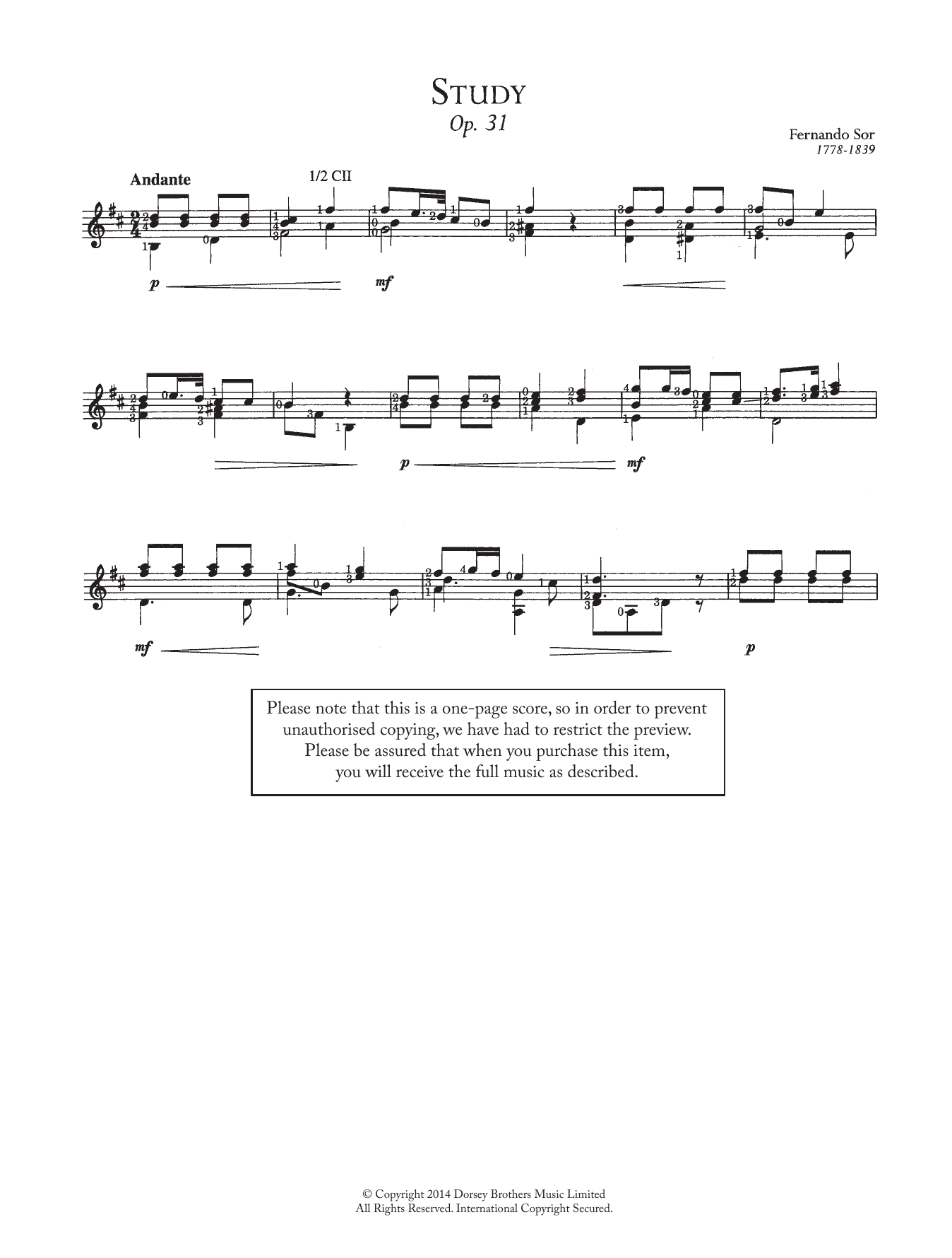 Product picture to: Study, Op.31
