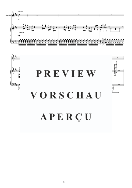 Produktgalerie: Seite 9 von 11 I Lombardi - (Act 1-VI) Salve Maria di grazie il petto, , Gemischter Chor SST und Klavier