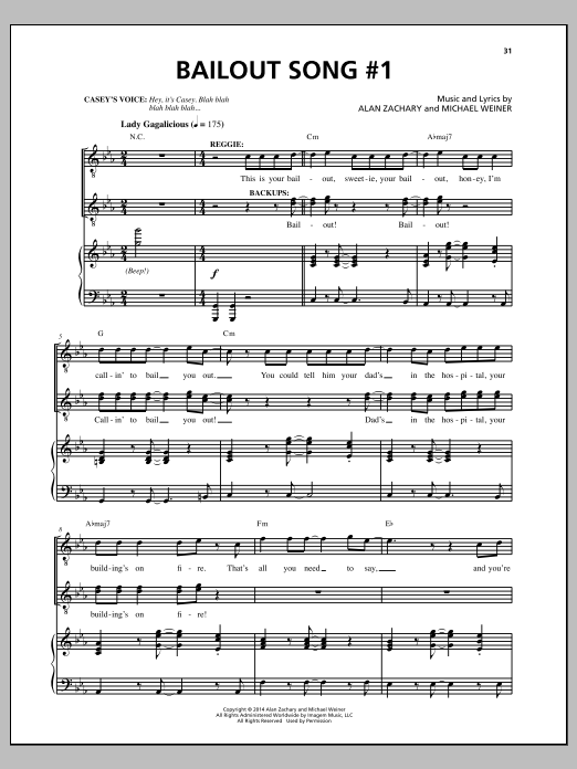 Produktbild zu: Bailout Song #1
