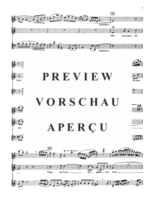 Product gallery: Page 8 of 11 Hear My Prayer, Oh Lord, , Trio Flute, Soprano and Horn