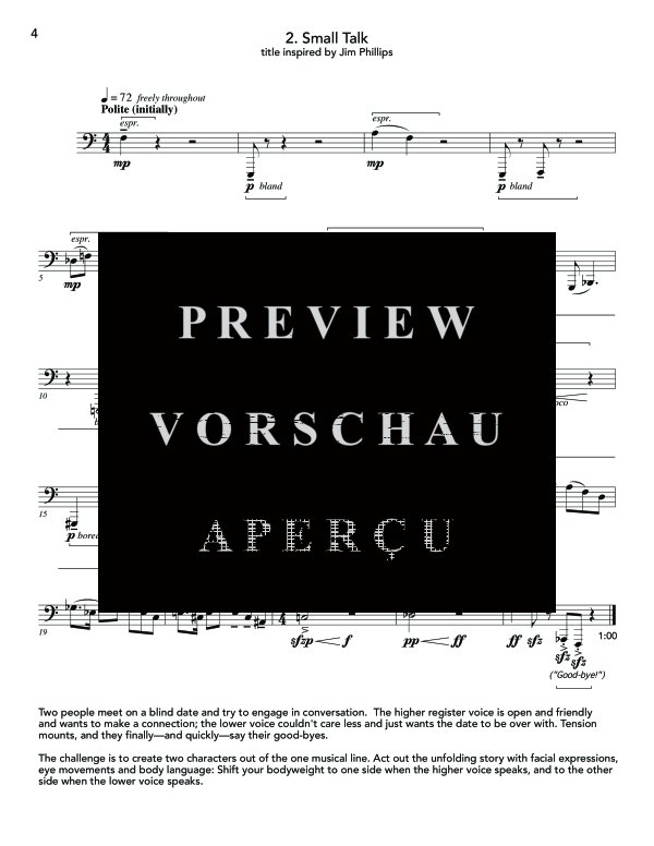 Product gallery: Page 8 of 11 Not Your Normal Set of Etudes: 10 Blind Dates, , (Tuba Solo)