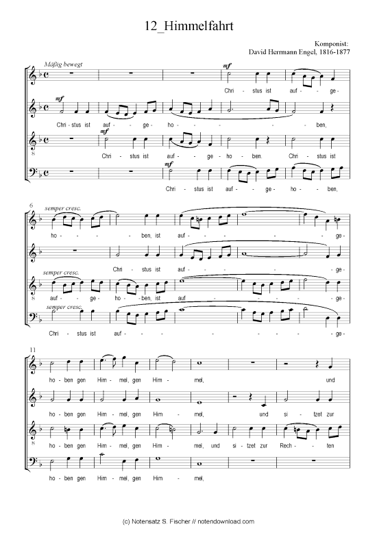 Product picture to: Himmelfahrt David Herrmann Engel (1816-1877)